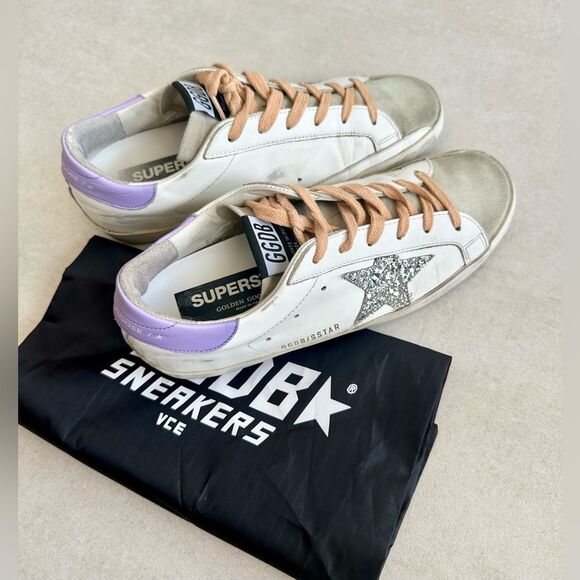 GOLDEN GOOSE Super-Star leather sneakers size 37 - Picture 13 of 14